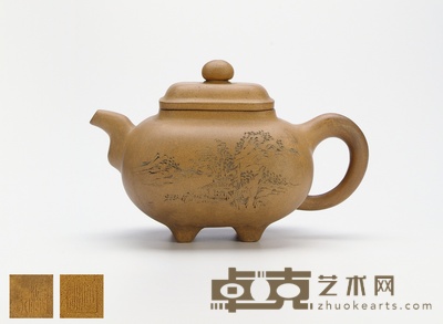 清末民国·范庄农家款段泥传炉壶 12.7×20cm