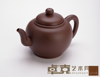 清中期·程世华制紫泥宫灯壶 14.4×22.5cm