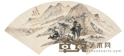 张石园 富春山居图 18.5×51cm