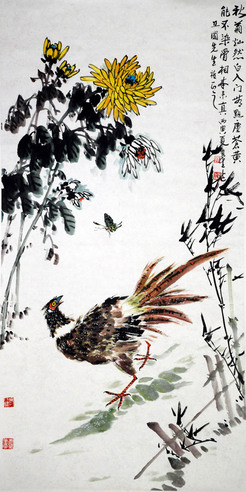 田零 花鸟