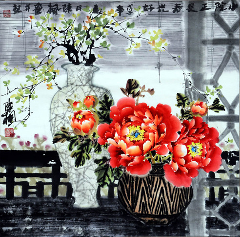 陈枫 小院正是春光好