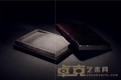 清·夔龙纹福禄寿端砚 22.4×15×2.9cm