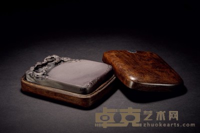 清·云龙纹端砚 14.3×10.8×2.8cm