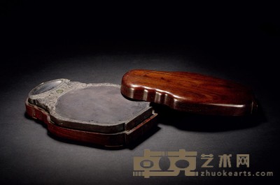 清·太平有象高眼端砚 20.9×15.5×1.8cm