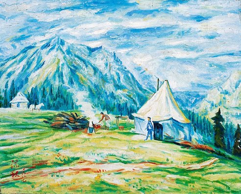 王流秋 天山牧场