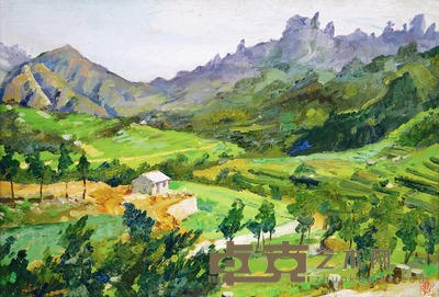费以复 崂山 36×25cm