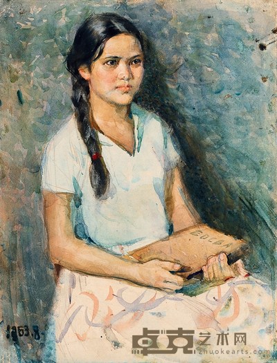 陈衍宁 女孩 38×29cm