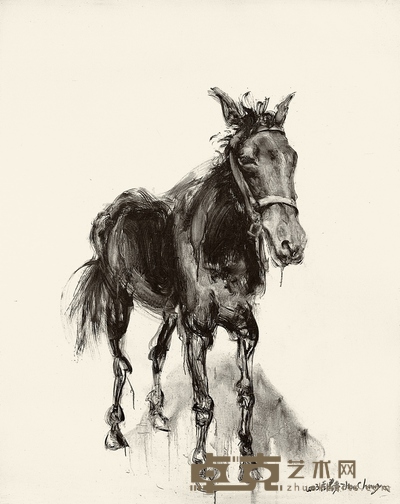 周春芽 马 150×120cm