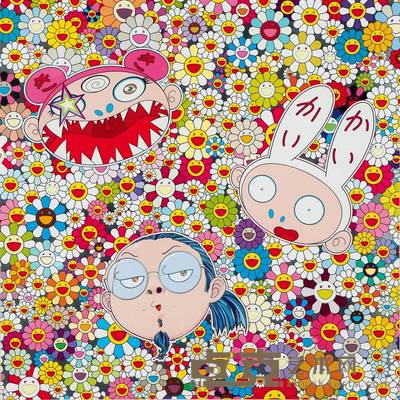 村上隆 Kaikai Kiki and Me 70×70cm