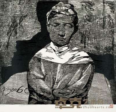 张广慧 洗发的人之一 55×60cm