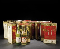 1985-1986年小盖汾酒竹叶青礼盒