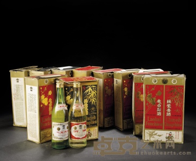 1985-1986年小盖汾酒竹叶青礼盒 