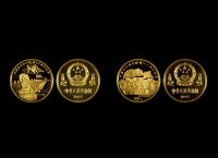 1995年中国抗日战争胜利50周年纪念金币（1盎司）一套二枚