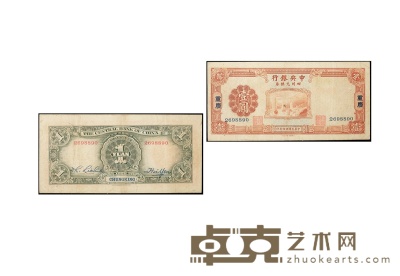 民国二十四年（1935年）中央银行四川兑换券壹圆 数量：1