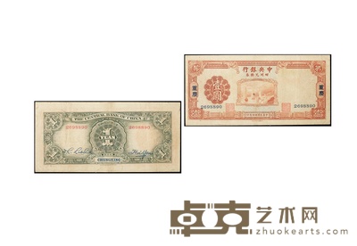 民国二十四年(1935年)中央银行四川兑换券壹圆 数量:1