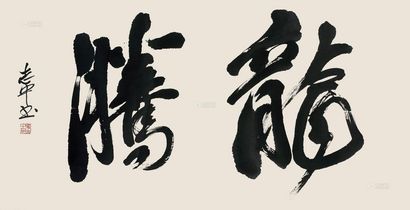 张志中 行书 镜心