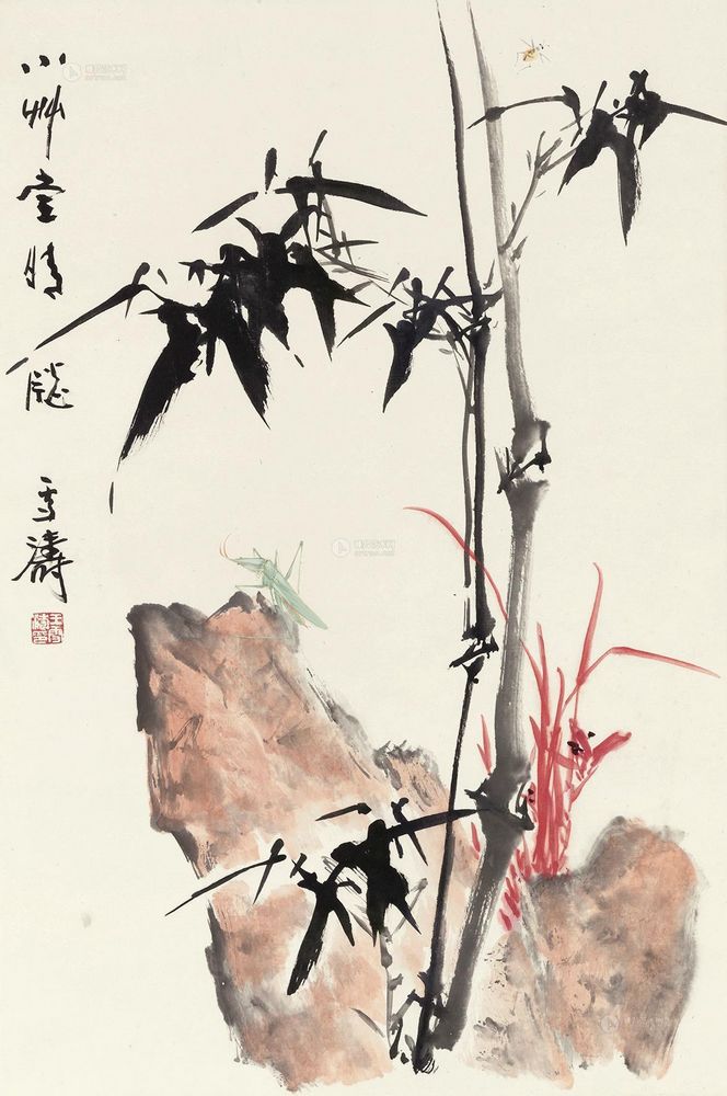 王雪涛 三友图 立轴