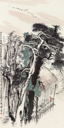 郑百重 杜甫草堂 立轴