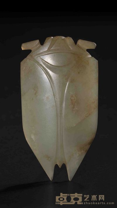 玉蝉 6.7×3.5×0.5厘米