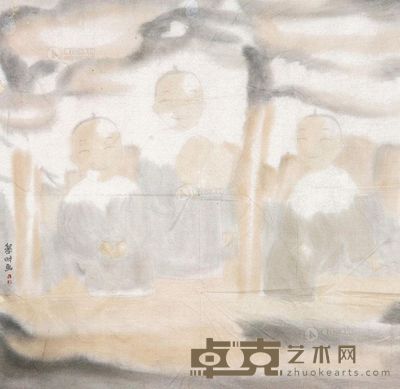 田黎明 人物 软片 <em>65×65cm</em>