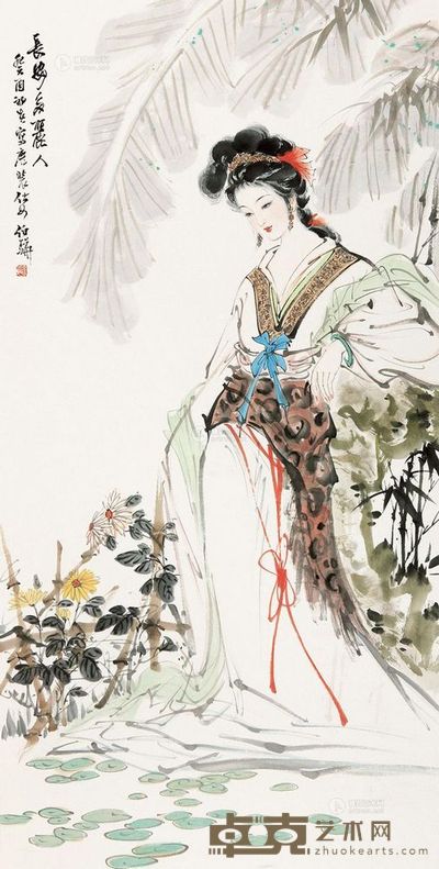 白伯骅 人物 立轴 <em>136×68cm</em>