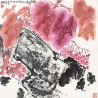 张迪平 丁卯（1987）年作 秋色 镜框