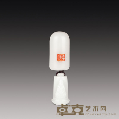 白玉观音龛 37×17 cm