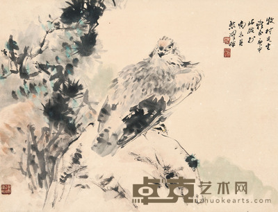 赵良翰 雄鹰图 53 × 68cm. 约3.2平尺