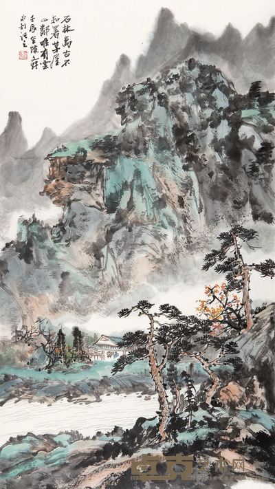 赵永利 山居图 92.5 × 51cm. 约4.2平尺