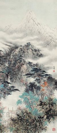 陶一清 山水 立轴