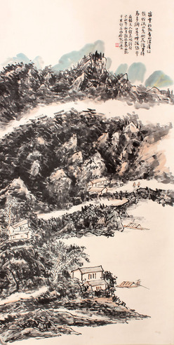 龙  瑞 山水立轴