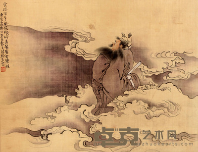 徐 操 钟馗立轴 43×55