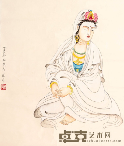 佚 名 观音镜片 79×65