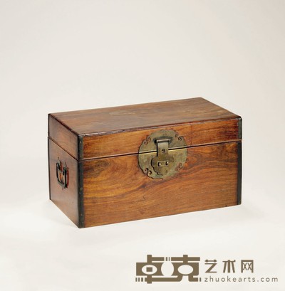 清·黄花梨文具箱 高:17cm长:37cm宽:21cm