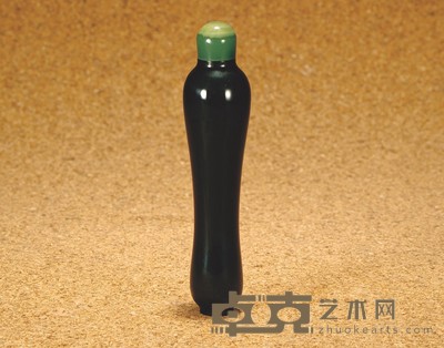 杨 光 如梦情怀 墨玉鼻烟壶 94×21×21mm 重量:40.1g