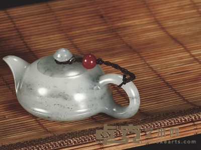 宋鸣放 星尘 青花蝶形壶 62×40×27mm 重量：33.5g