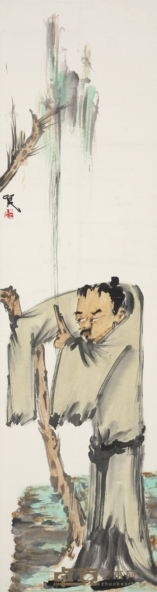 张正民 人物 177×48cm