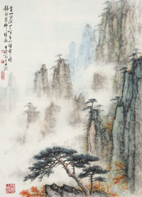 许士骐 山水