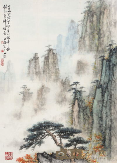 许士骐 山水 81×58cm