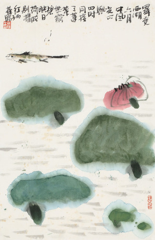 张华胜 鱼乐图