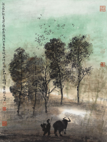 张华胜 山水
