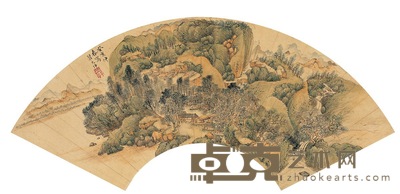 翟大坤 山邨胜览图 18×53.5cm