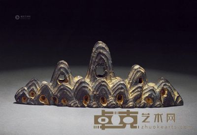明或明以前 端石笔架 <em>13.3×6cm</em>