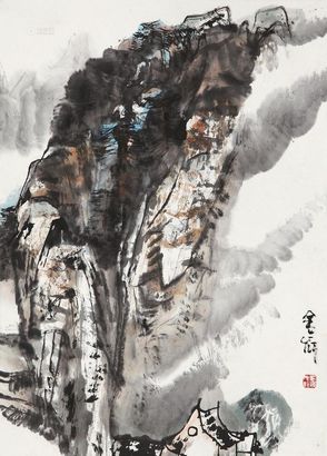 王金岭 山水 立轴