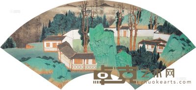薛亮 山村远瞩 镜框 <em>23×60cm</em>