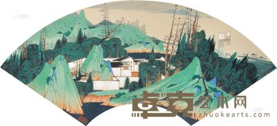 薛亮 山村 镜框 <em>23×60cm</em>