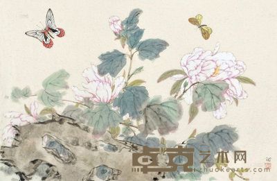雷苗 蝶恋图 镜心 <em>40×70cm</em>
