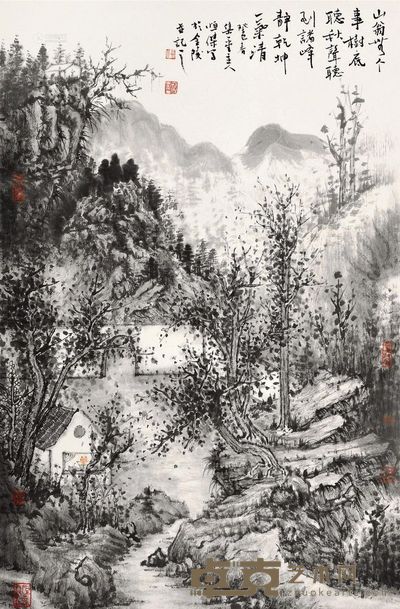 温恒杰 秋声图 镜心 <em>70×46cm</em>