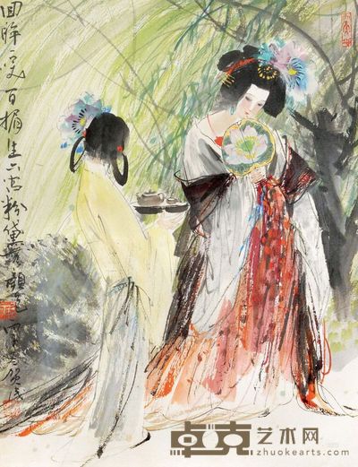 贺成 回眸一笑 镜框 <em>42×32cm</em>