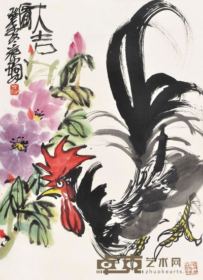 叶烂 大吉图 镜心 <em>67×49cm</em>